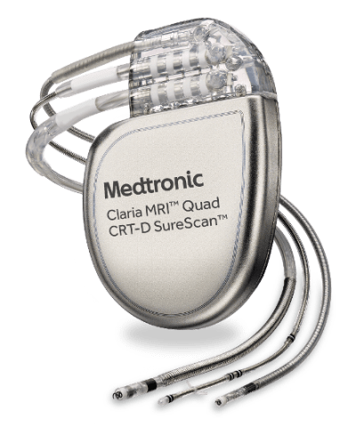 Medtronic Claria MRI quad CRT D SureScan with leads