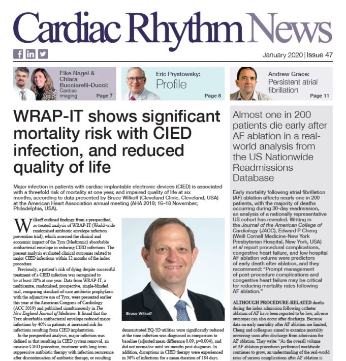 Cardiac Rhythm News Issue 47 – January 2020 Cardiac Rhythm News Issue 47