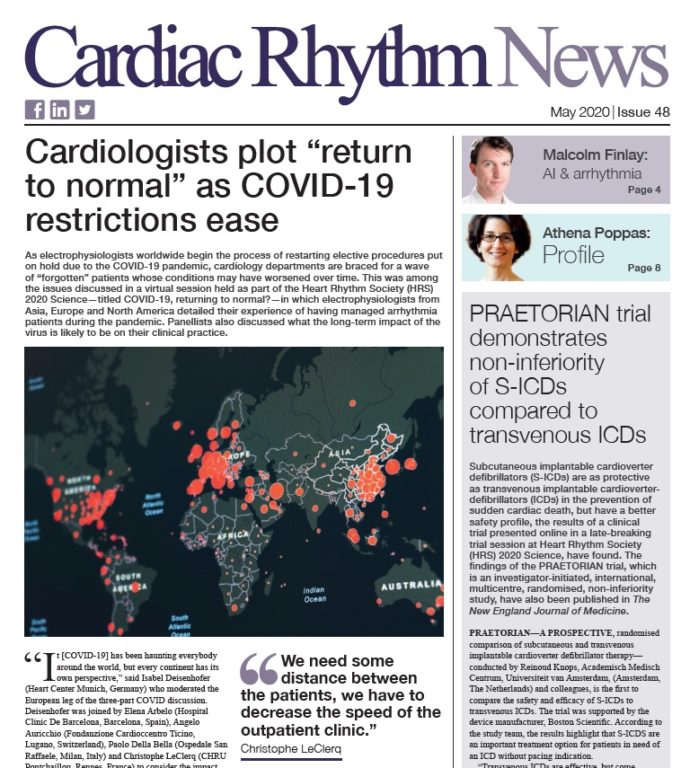 Cardiac Rhythm News Issue 48 – May 2020