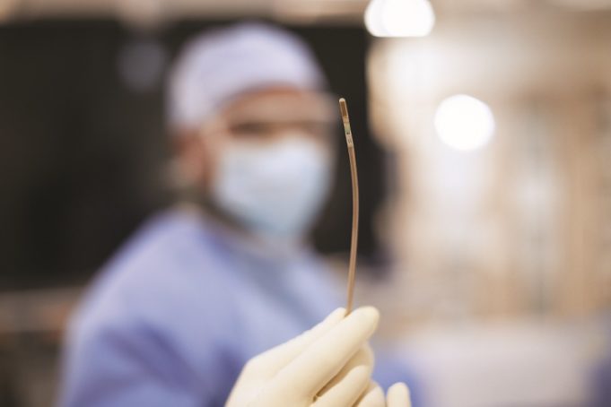 First patient treated with VeriSight Pro 3D intracardiac echocardiography catheter
