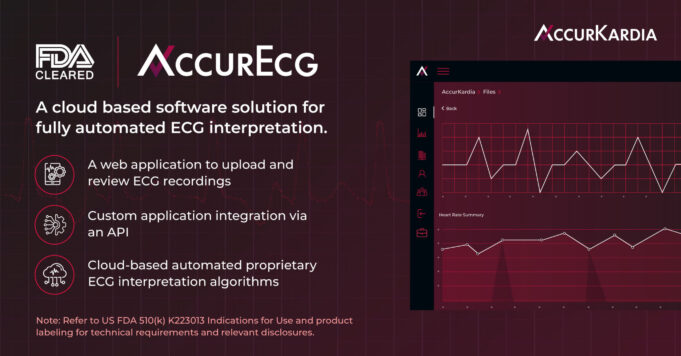 AccurECG analysis system gains US FDA clearance