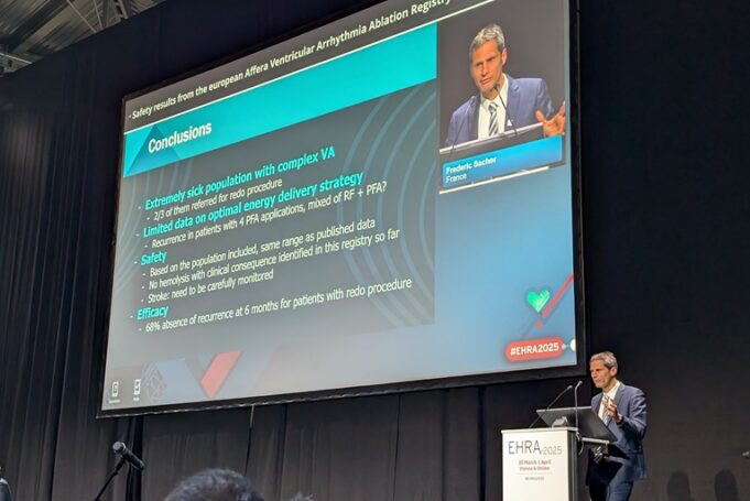 European registry elucidates safety outcomes of ventricular arrhythmia treatment with Affera system